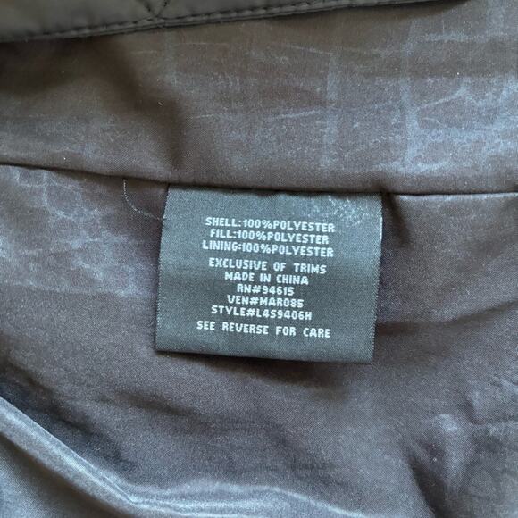 Sam Edelman Women's Lexi Quilted Jacket with Plaid Trim- Size Small - Picture 11 of 16